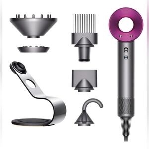 Dyson Supersonic Hair Dryer And Styler With Stand And Five Attachments Brand New